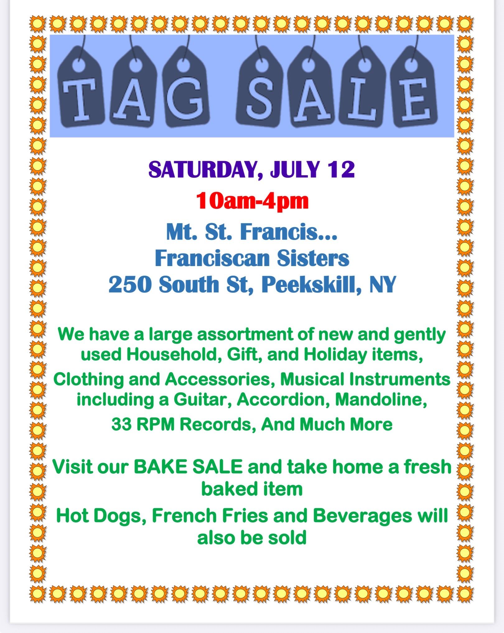 Tag Sale