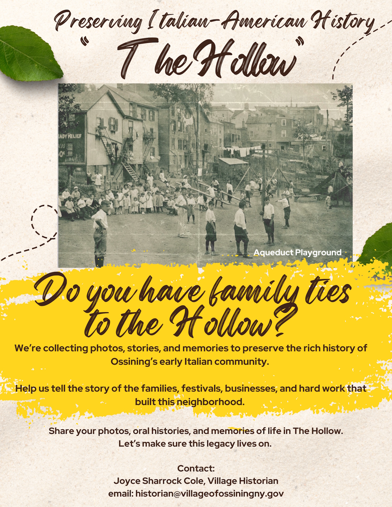 Ossining history