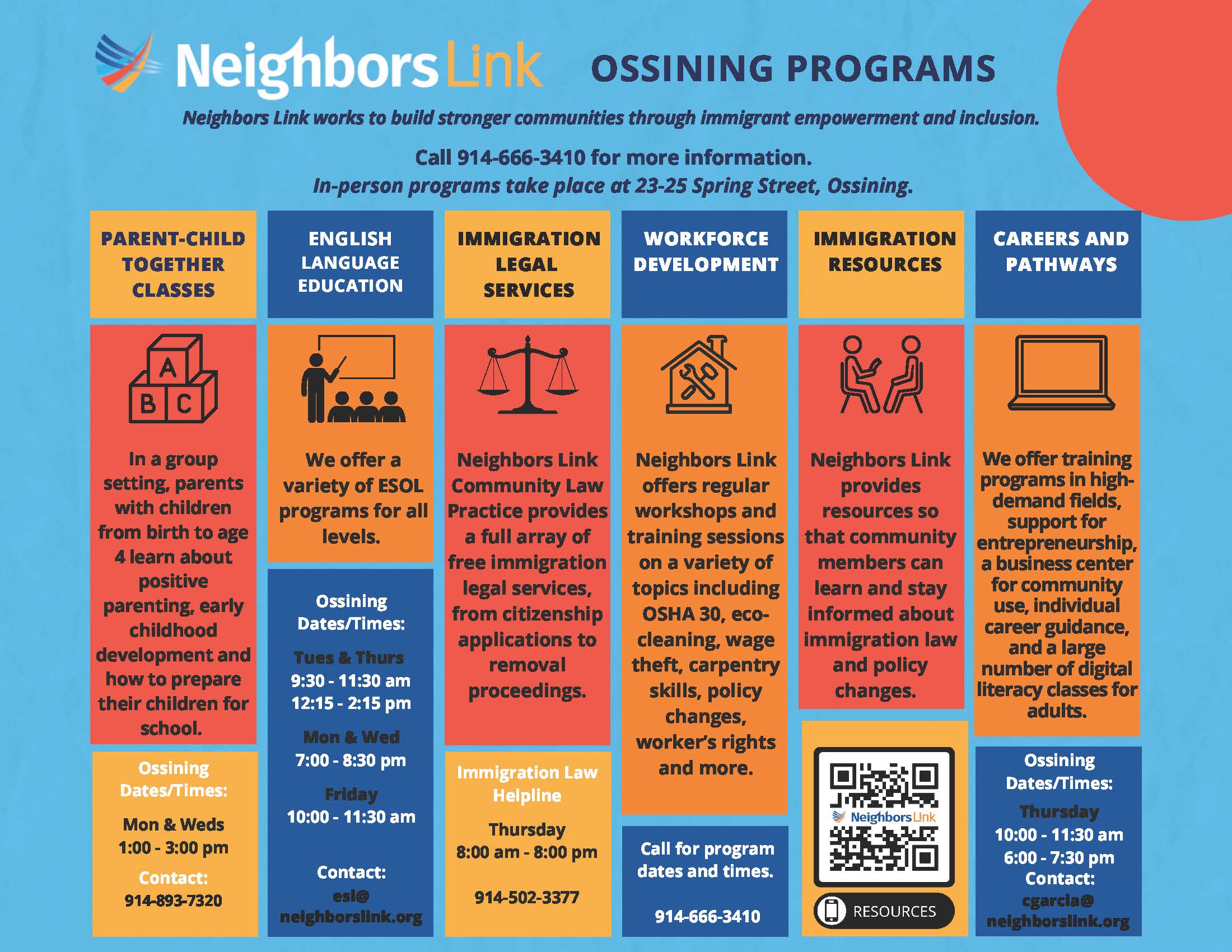 2025 Ossining Programs Page 1