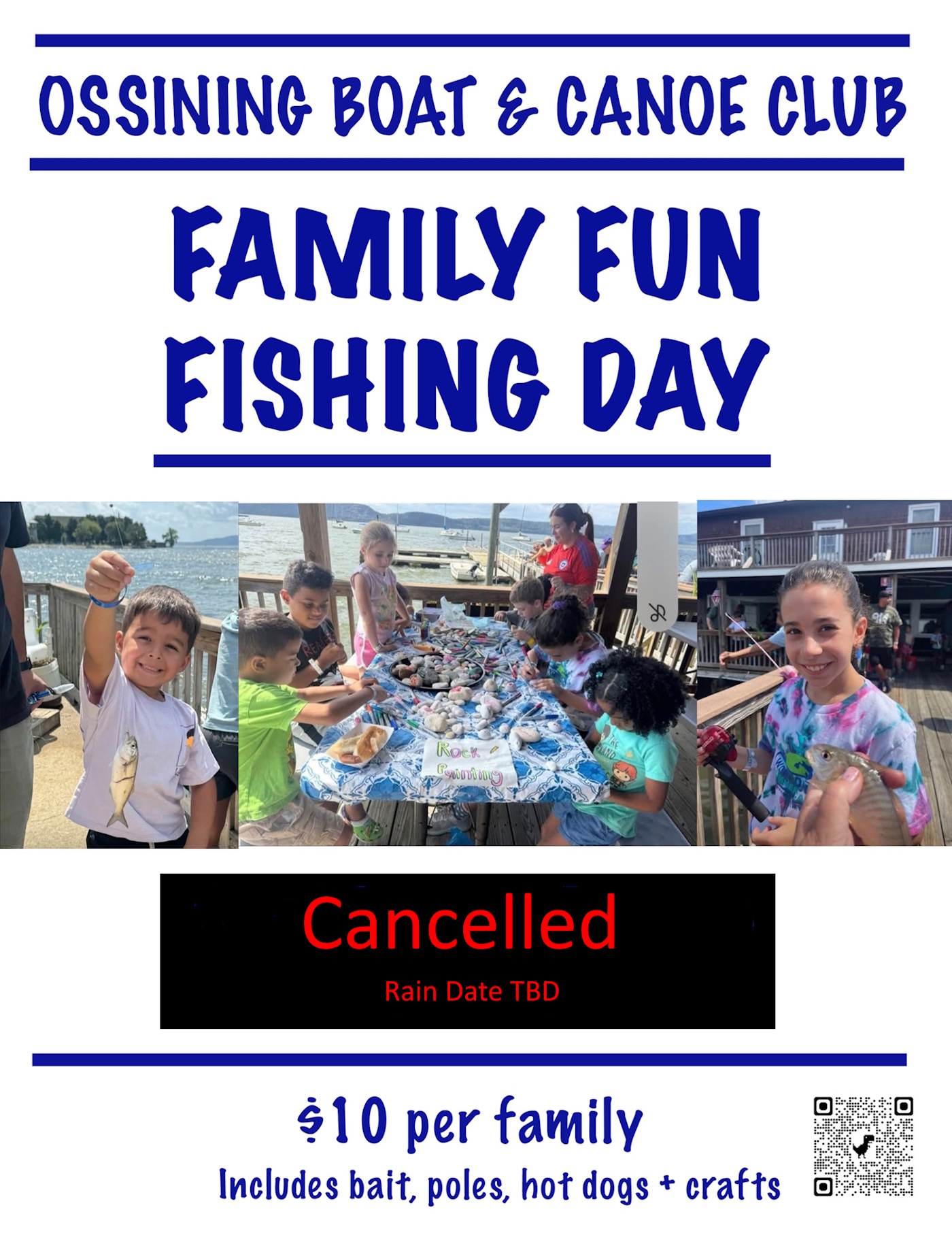 Family Fishing Day Canceled