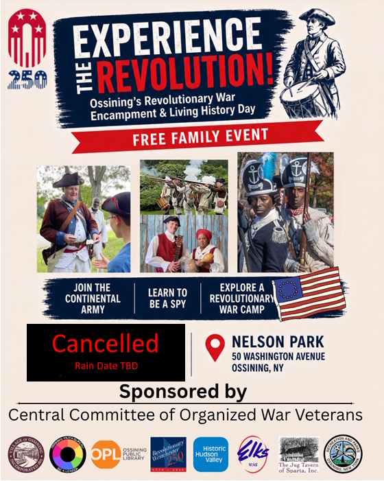 Revolutionary War Event Cancelled